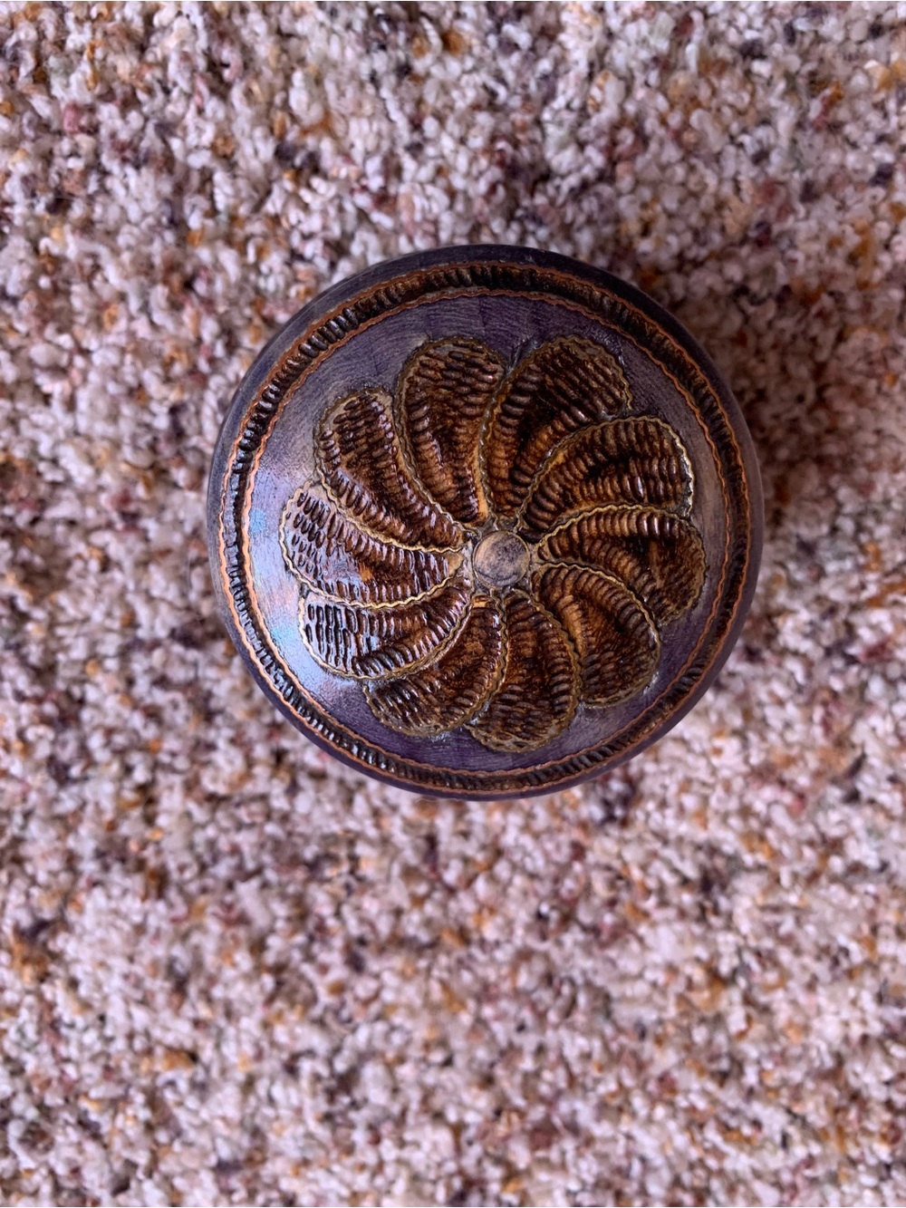 Navy Blue Trinket Box